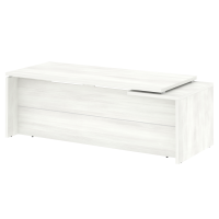 Стол руководителя прямой, левый Yalta LT.В-22 L снежная патина